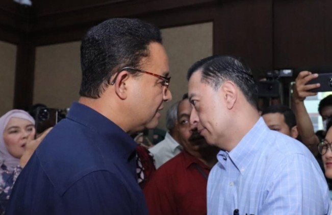 Anies Baswedan dan Tom Lembong. [Instagram]